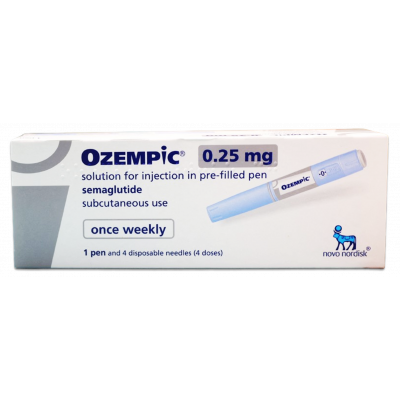 OZEMPIC 0.25 MG ( SEMAGLUTIDE ) SOLUTION FOR SUBCUTANEOUS INJECTION IN PRE-FILLED PEN